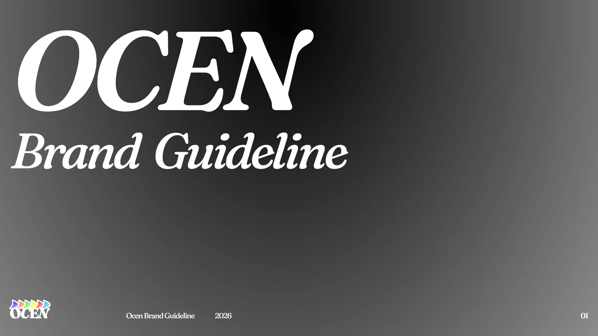 OCEN Brand Guideline Sheet 1
