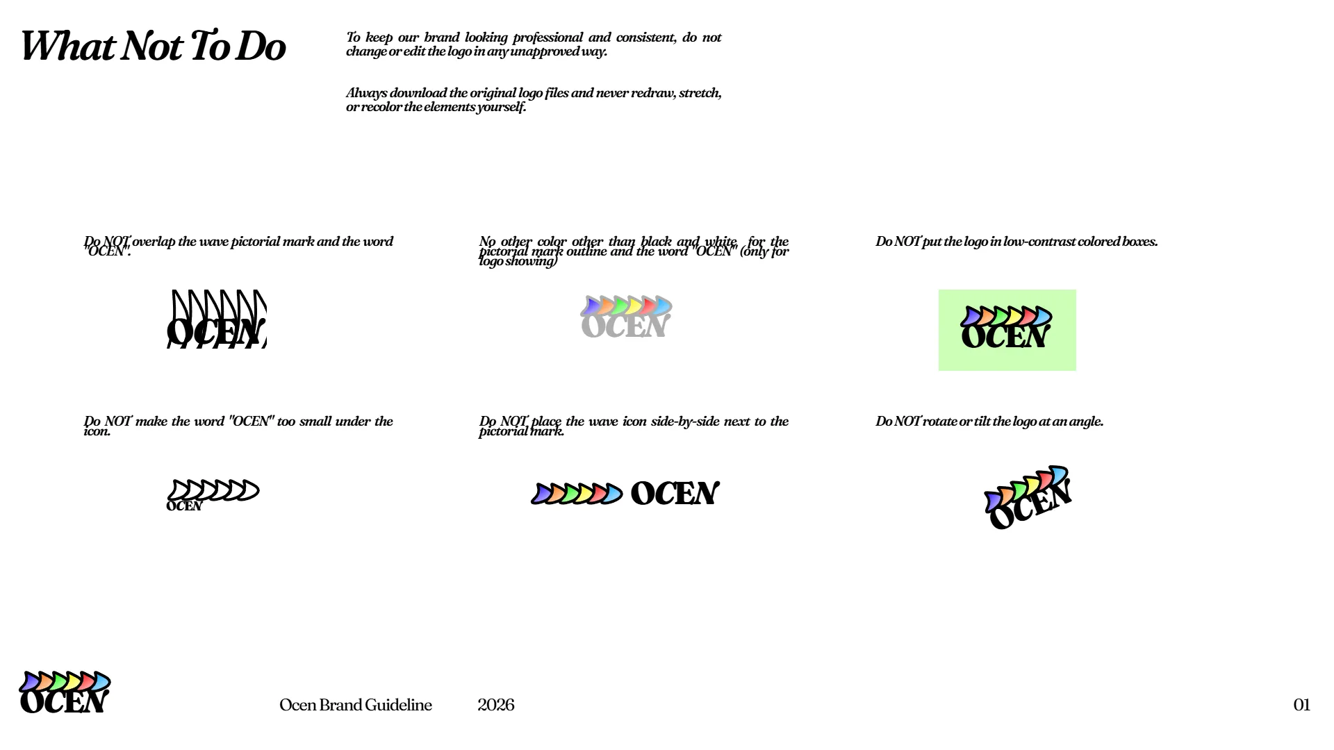 OCEN Brand Guideline Sheet 18
