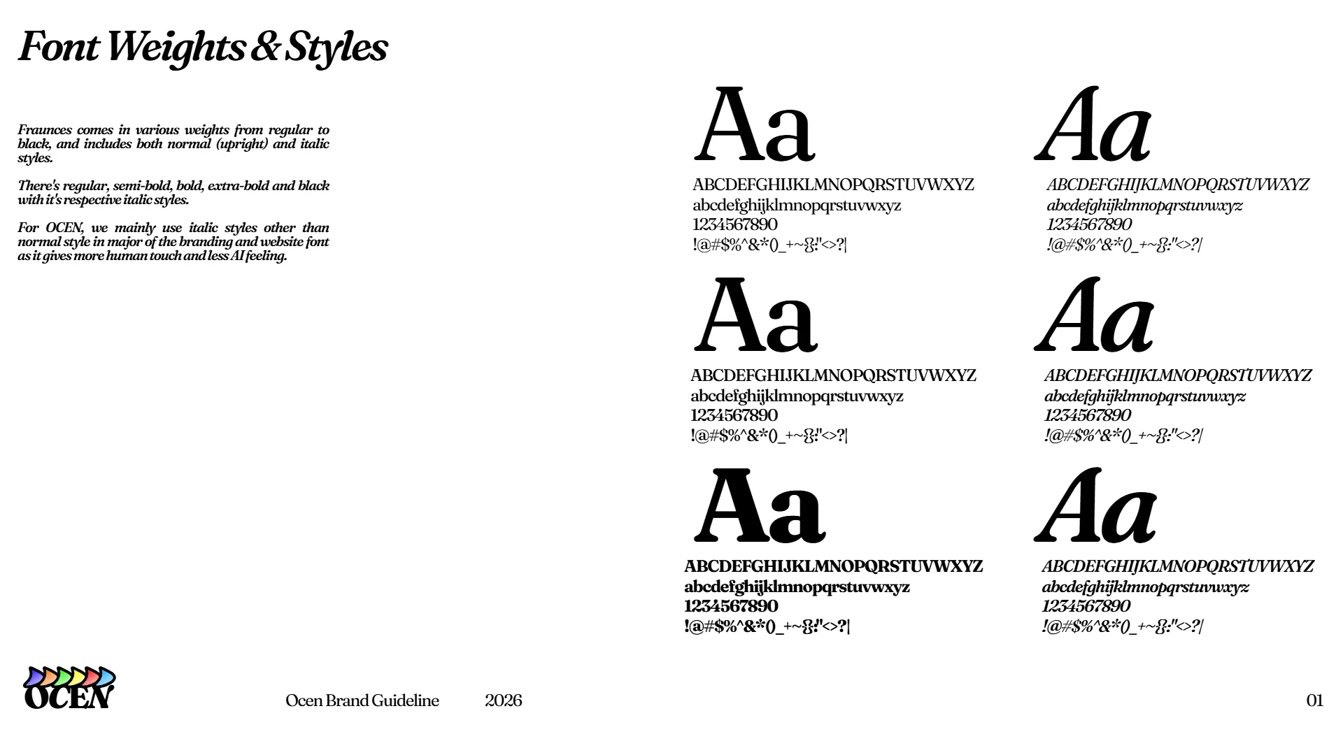 OCEN Brand Guideline Sheet 26
