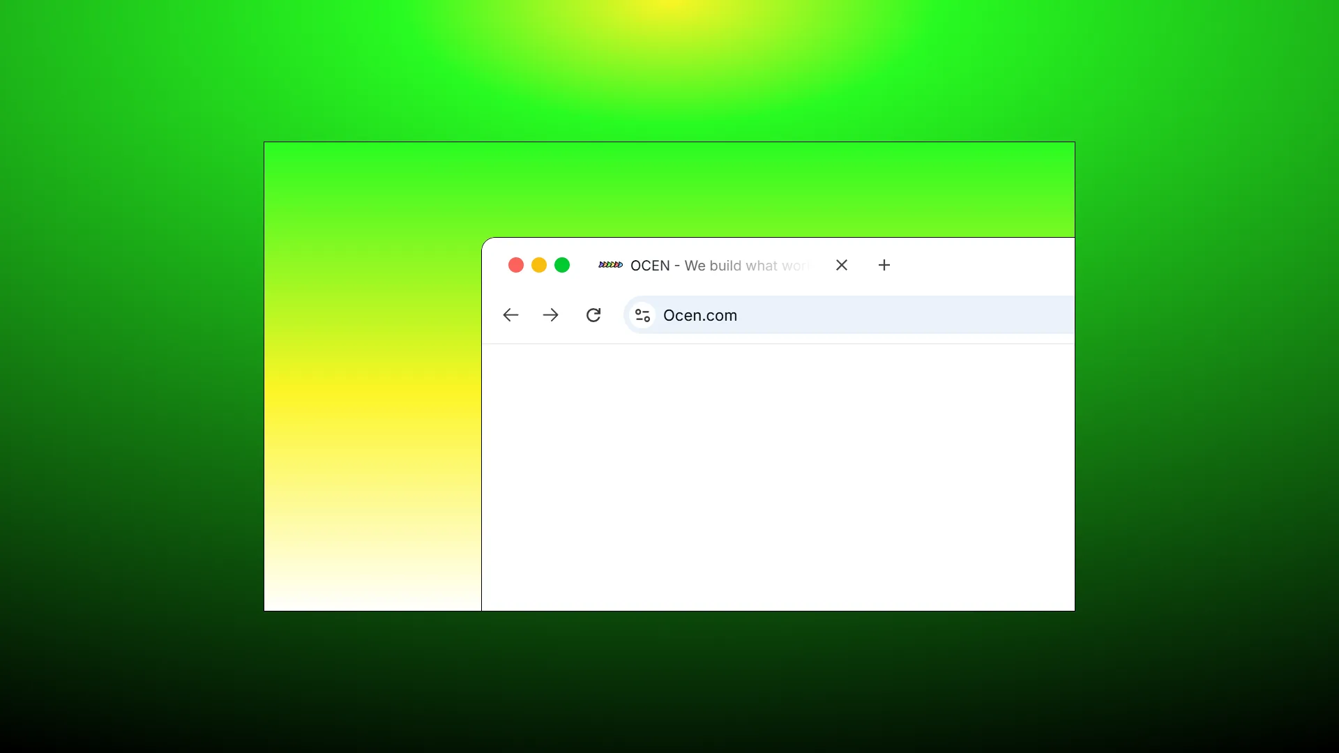 OCEN - Web Platform Guideline - Old Framer Hero
