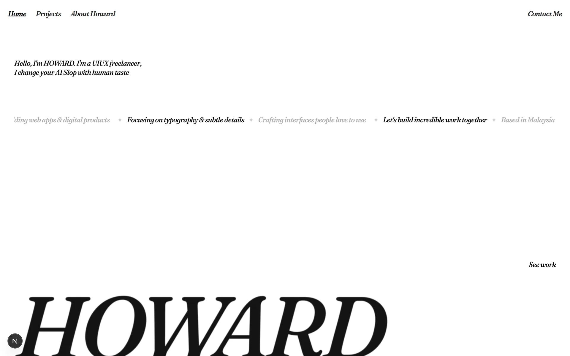 New Next.js Portfolio Hero